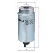 Filtre à carburant MAHLE KC 116 - Visuel 1