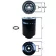 Filtre à carburant MAHLE KC 83D - Visuel 1