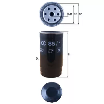 Filtre à carburant MAHLE KC 85/1