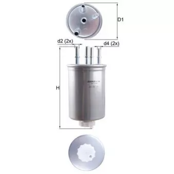 Filtre à carburant MAHLE KL 1026