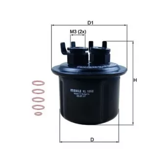 Filtre à carburant MAHLE