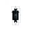 Filtre à carburant MAHLE KL 123 - Visuel 1
