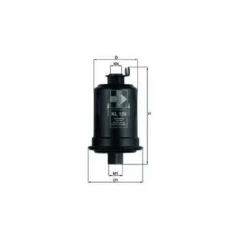 Filtre à carburant MAHLE KL 129