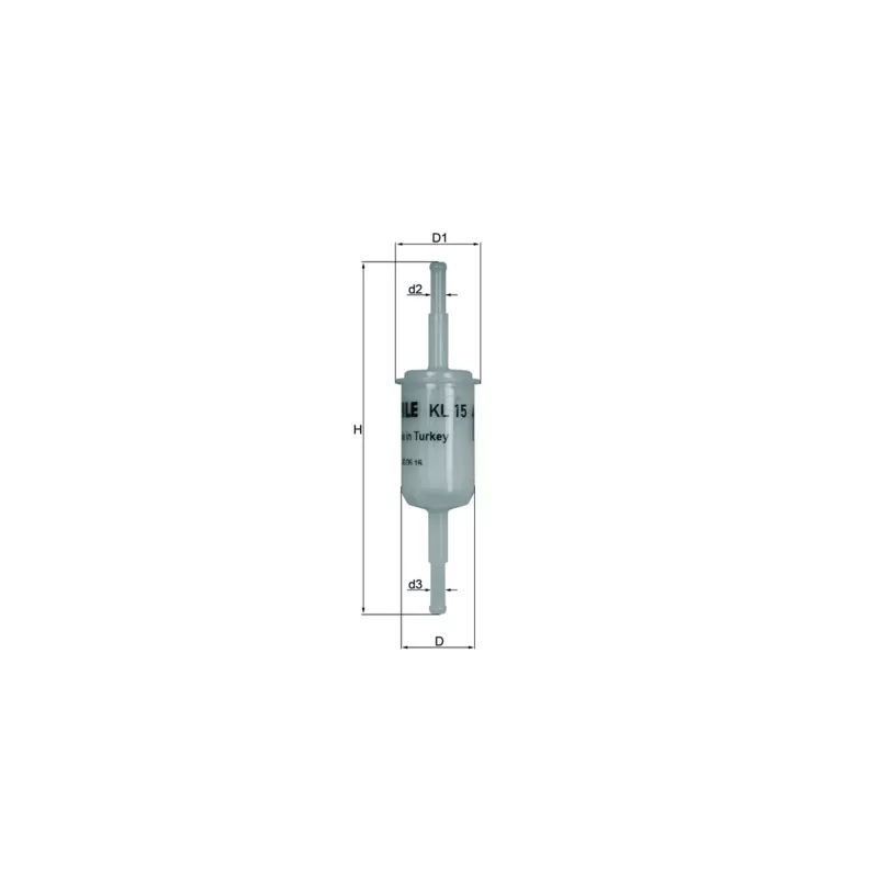 Filtre à carburant MAHLE KL 15