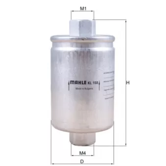 Filtre à carburant MAHLE KL 158