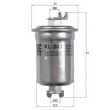Filtre à carburant MAHLE KL 203 - Visuel 1