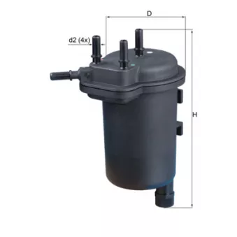 Filtre à carburant MAHLE KL 430