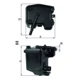 Filtre à carburant MAHLE KL 431D - Visuel 1