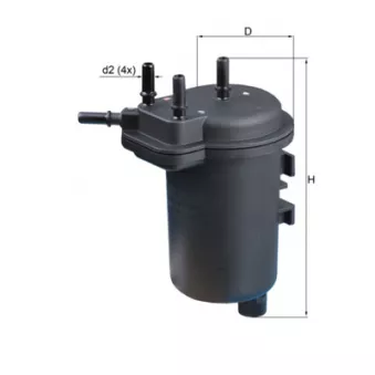 Filtre à carburant MAHLE KL 432