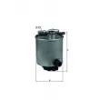 Filtre à carburant MAHLE KL 440/14 - Visuel 1