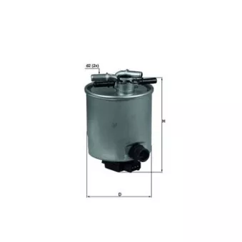 Filtre à carburant MAHLE KL 440/14