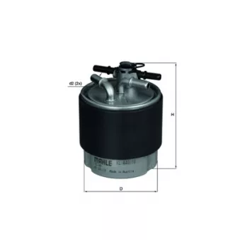 Filtre à carburant MAHLE KL 440/18