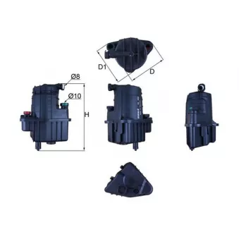 Filtre à carburant MAHLE KL 469