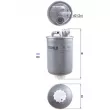 Filtre à carburant MAHLE KL 476D - Visuel 1