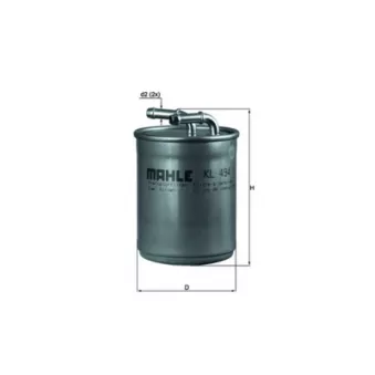 Filtre à carburant MAHLE KL 494