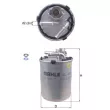 Filtre à carburant MAHLE KL 497D - Visuel 1