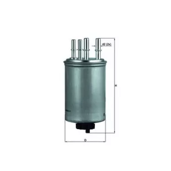 Filtre à carburant MAHLE KL 506