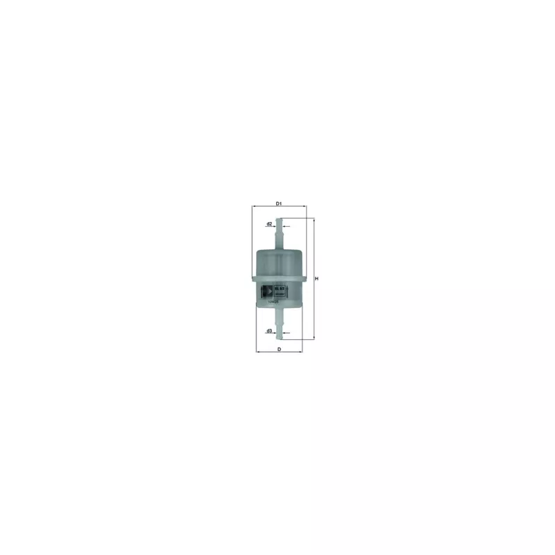 Filtre à carburant MAHLE KL 63