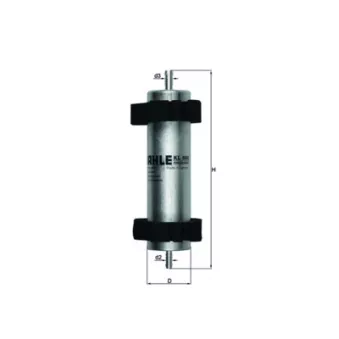 Filtre à carburant MAHLE KL 660