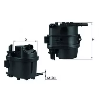 Filtre à carburant MAHLE KL 779
