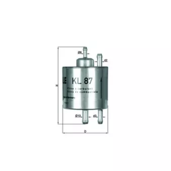 Filtre à carburant MAHLE KL 87