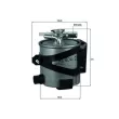 Filtre à carburant MAHLE KLH 44/22 - Visuel 1