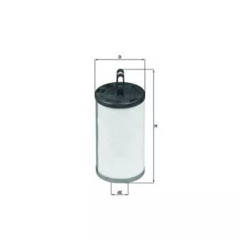 Filtre à carburant MAHLE KX 2