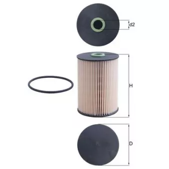 Filtre à carburant MAHLE KX 228D
