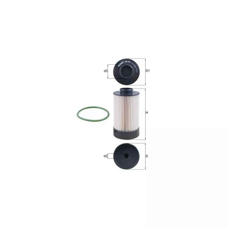 Filtre à carburant MAHLE KX 340D