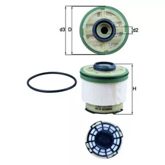 Filtre à carburant MAHLE KX 385D