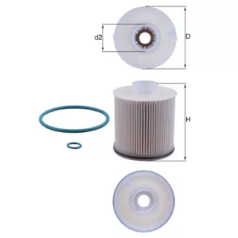 Filtre à carburant MAHLE KX 486D