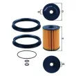 Filtre à carburant MAHLE KX 504D - Visuel 1