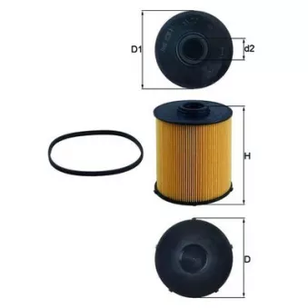 Filtre à carburant MAHLE