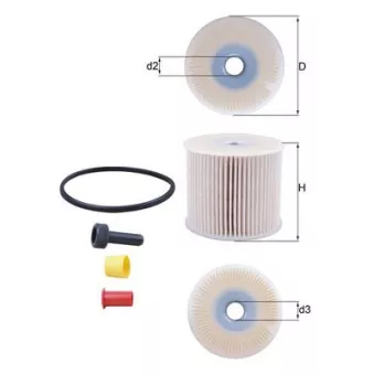 Filtre à carburant MAHLE KX 85D