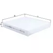 Filtre, air de l'habitacle MAHLE LA 100 - Visuel 1