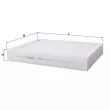 Filtre, air de l'habitacle MAHLE LA 1263 - Visuel 1