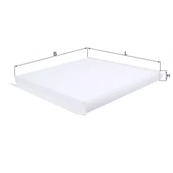 Filtre, air de l'habitacle MAHLE LA 1274