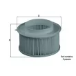 Filtre, air de l'habitacle MAHLE LA 15/S - Visuel 1