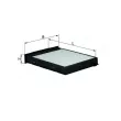 Filtre, air de l'habitacle MAHLE LA 175 - Visuel 1