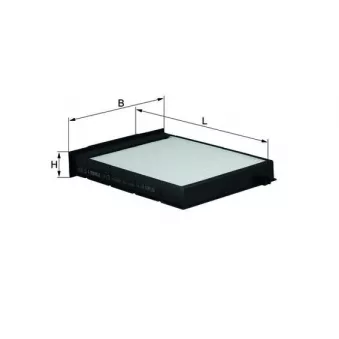 Filtre, air de l'habitacle MAHLE LA 175