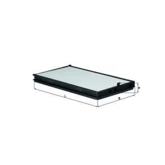 Filtre, air de l'habitacle MAHLE LA 177