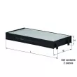 Filtre, air de l'habitacle MAHLE LA 221/S - Visuel 1