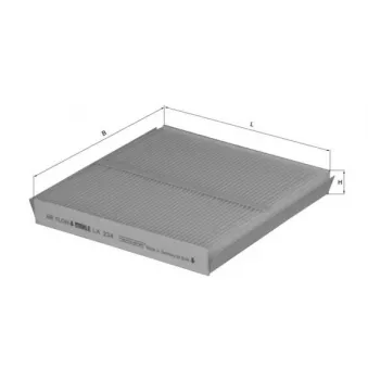 Filtre, air de l'habitacle MAHLE LA 234