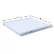 Filtre, air de l'habitacle MAHLE LA 241 - Visuel 1