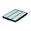 Filtre, air de l'habitacle MAHLE LA 265 - Visuel 1
