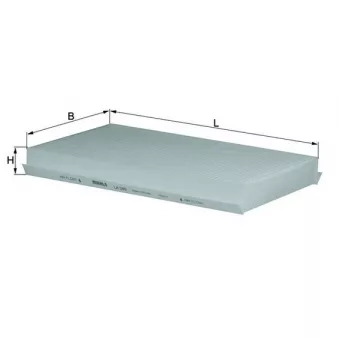 Filtre, air de l'habitacle MAHLE LA 280