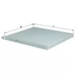 Filtre, air de l'habitacle MAHLE LA 301 - Visuel 1