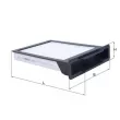 Filtre, air de l'habitacle MAHLE LA 304 - Visuel 1