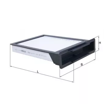 Filtre, air de l'habitacle MAHLE LA 304