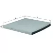 Filtre, air de l'habitacle MAHLE LA 348 - Visuel 1